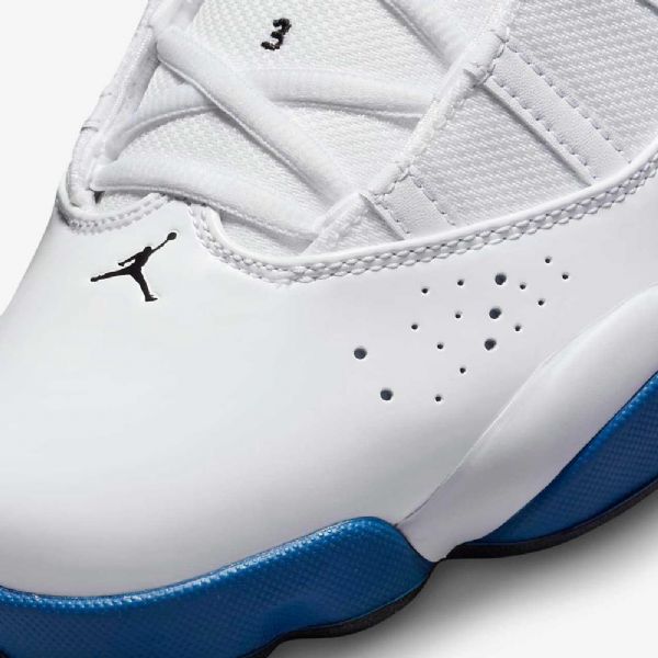 Nike Air Jordan 6 Sormukset Miesten Kengät Valkoinen Harmaa Sininen