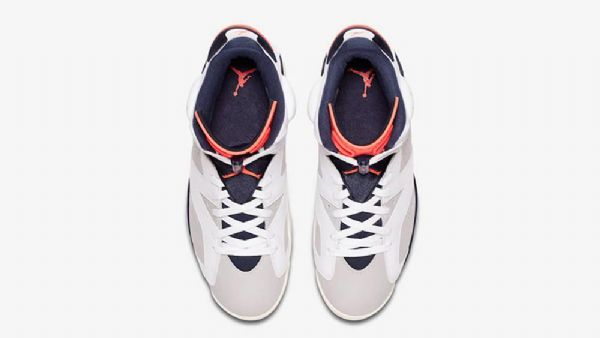 Nike Air Jordan 6 Tinker Infrapunakengät Miehille Valkoinen