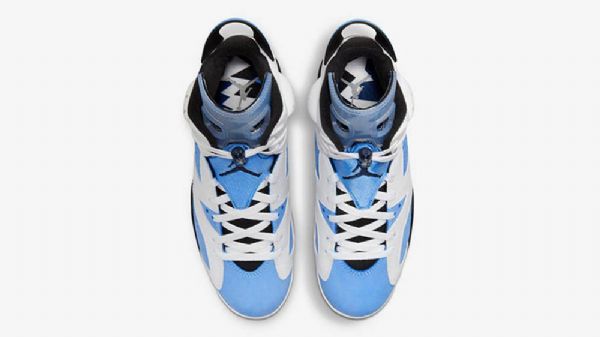 Nike Air Jordan 6 Unc Kengät Miehille Sininen Valkoinen