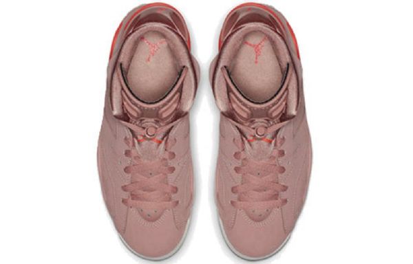 Nike Aleali May Air Jordan 6 Retro Koripallokengät Naisille Vaaleanpunainen