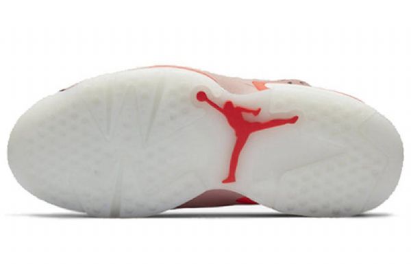 Nike Aleali May Air Jordan 6 Retro Koripallokengät Naisille Vaaleanpunainen