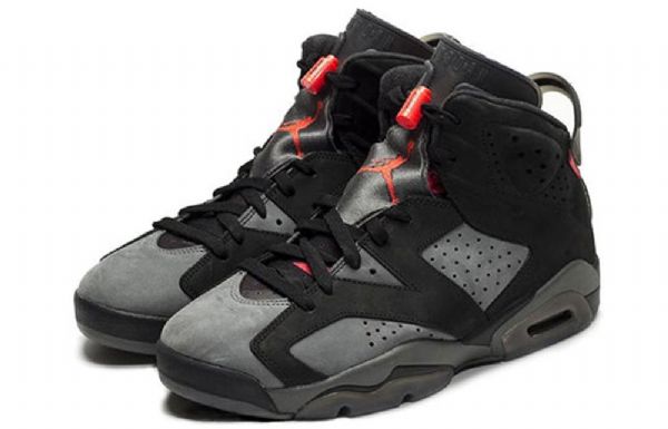 Nike Paris Saint-germain Air Jordan 6 Retro Koripallokengät Miehille Harmaa