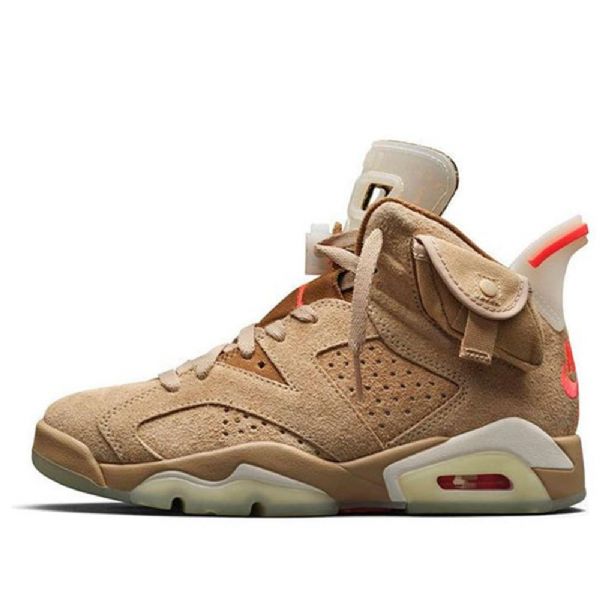 Nike Travis Scott Air Jordan 6 Retro Koripallokengät Miehille Khaki