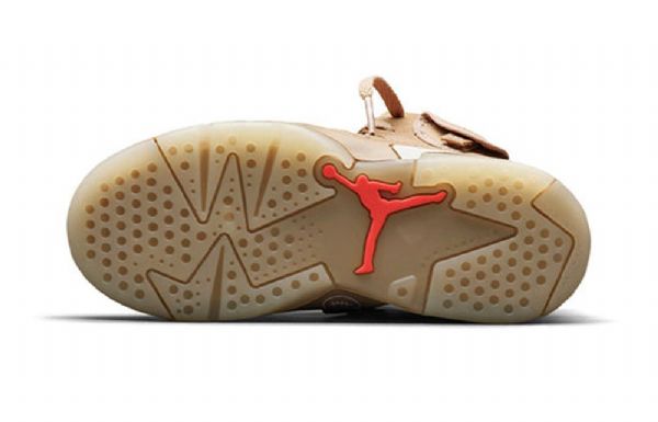 Nike Travis Scott Air Jordan 6 Retro Ps Koripallokengät Miehille Khaki
