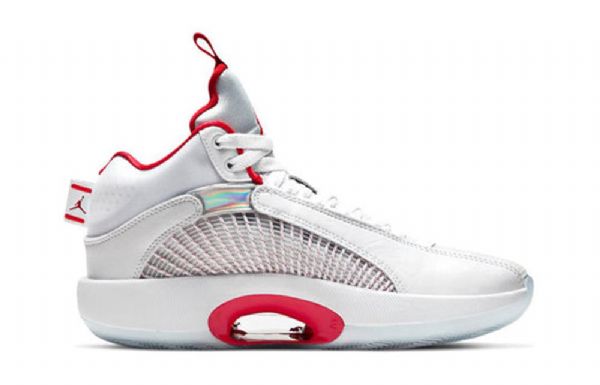 Nike Air Jordan 35 Gs Koripallokengät Miehille Valkoinen Punainen