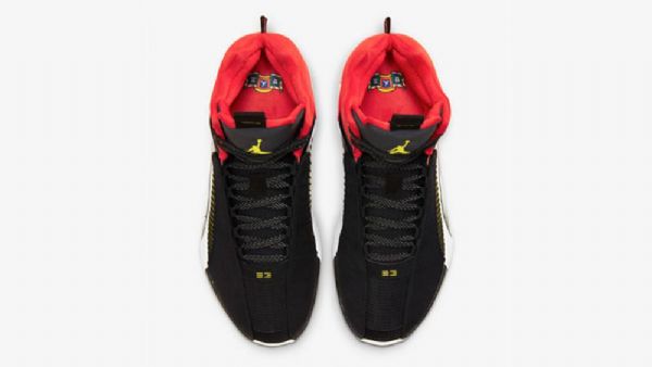 Nike Air Jordan 35 Kiinalaisen Uudenvuoden Kengät Miehille Musta Punainen