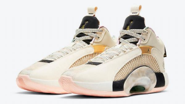 Nike Air Jordan 35 Paris Pale Ivory Kengät Miehille Khaki