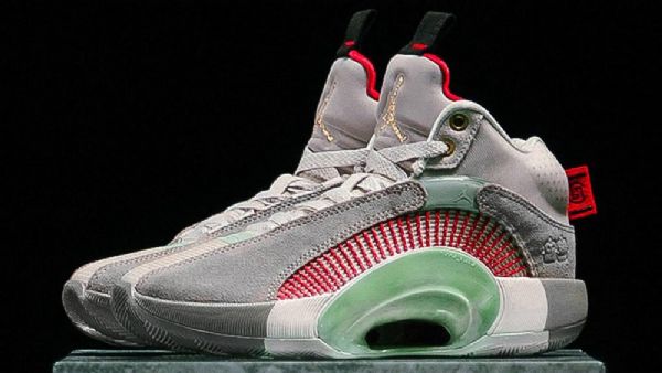 Nike Clot Jordan Retro 35 Sp Warrior Jade Kengät Miehille Harmaa