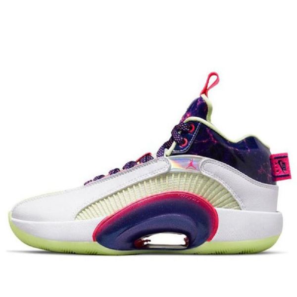 Nike Luka Doncic Air Jordan 35 Matalat Topit Gs Koripallokengät Miehille Violetti Vihreä Valkoinen