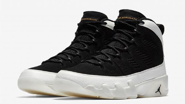 Nike Air Jordan 9 Kengät Miehille Mustavalkoinen
