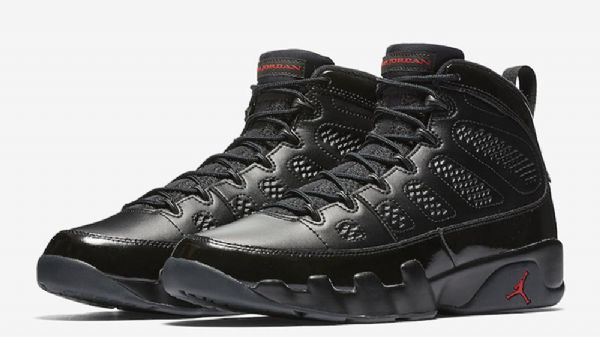 Nike Air Jordan 9 Leveät Miesten Kengät Musta