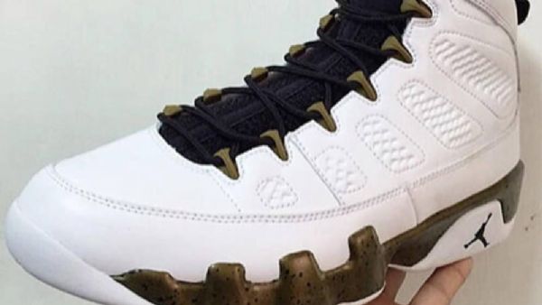 Nike Air Jordan 9 Militia Kengät Miehille Valkoinen Vihreä