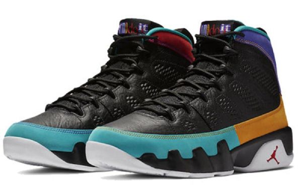 Nike Air Jordan 9 Retro Koripallokengät Miehille Mustat