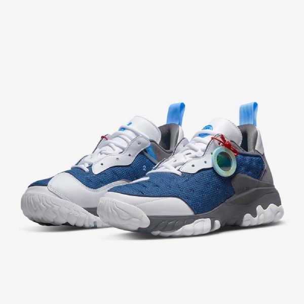 Nike Air Jordan Delta 2 Clot Kengät Miehille Valkoinen Harmaa Tummansininen