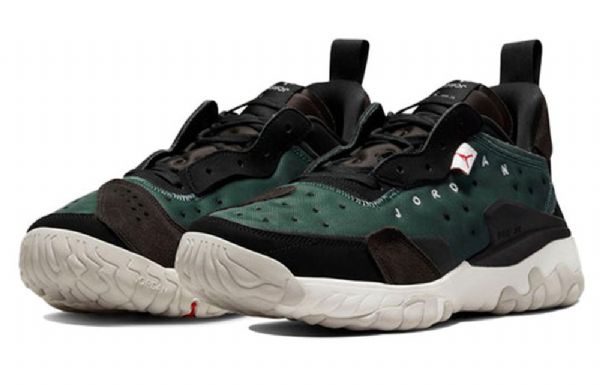 Nike Air Jordan Delta 2 Matalat Topit Top Lenkkeilykengät Urheilukengät Miehille Musta Vihreä