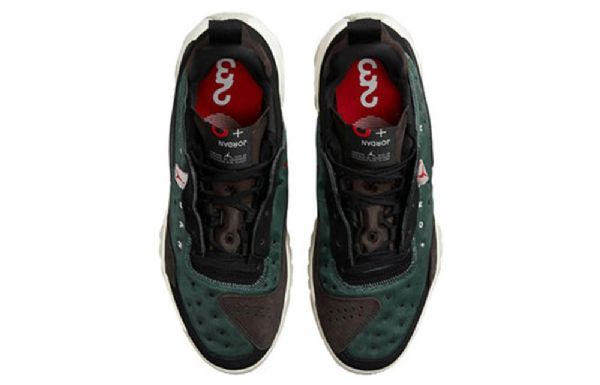 Nike Air Jordan Delta 2 Matalat Topit Top Lenkkeilykengät Urheilukengät Miehille Musta Vihreä