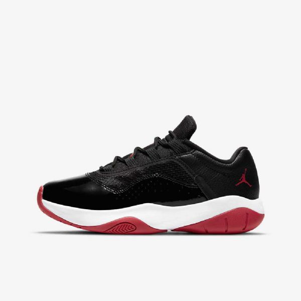 Nike Air Jordan 11 cmft Low Tops Kengät Lapsille Musta Punainen Valkoinen