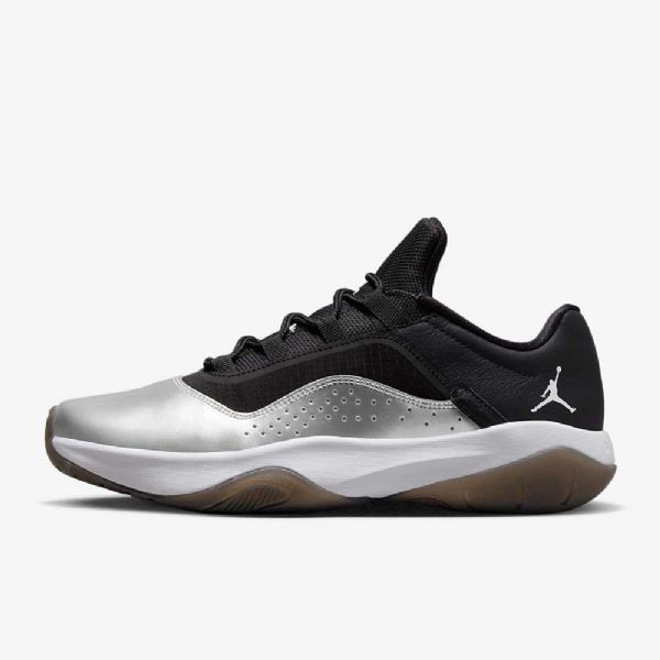 Nike Air Jordan 11 cmft Low Tops Kengät Naisille Musta Valkoinen Hopea