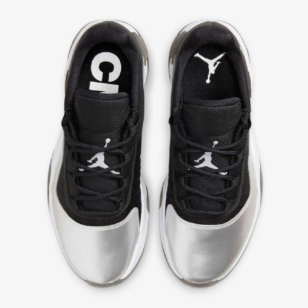 Nike Air Jordan 11 cmft Low Tops Kengät Naisille Musta Valkoinen Hopea