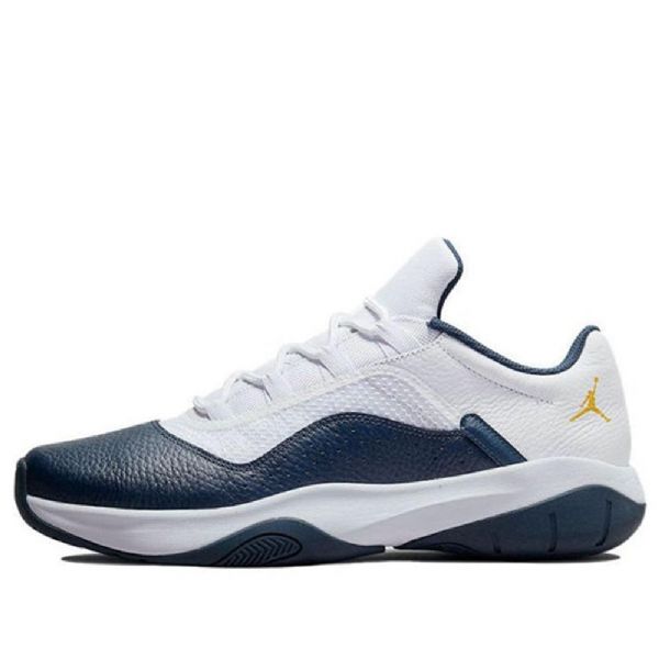 Nike Air Jordan 11 cmft Matalat Topit Retro Koripallokengät Miehille Valkoinen Laivastonsininen