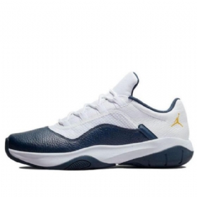 Nike Air Jordan 11 cmft Matalat Topit Retro Koripallokengät Miehille Valkoinen Laivastonsininen