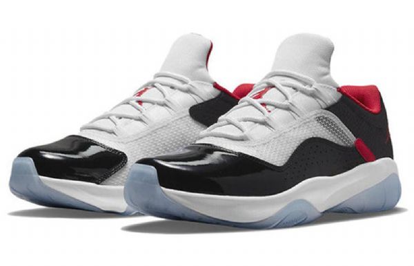 Nike Air Jordan 11 cmft Matalat Topit Retro Koripallokengät Miehille Valkoinen Musta Punainen