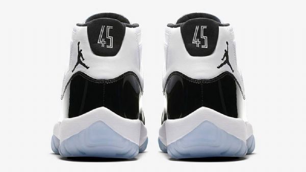 Nike Air Jordan 11 Concord Kengät Miehille Valkoinen Musta