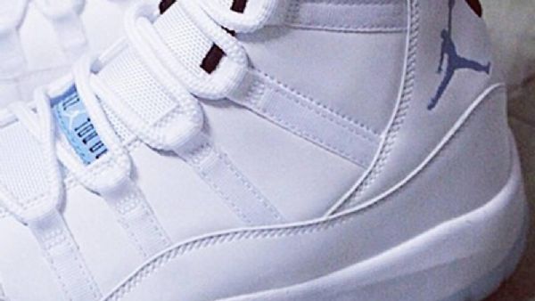 Nike Air Jordan 11 Legend Kengät Miehille Valkoinen Sininen
