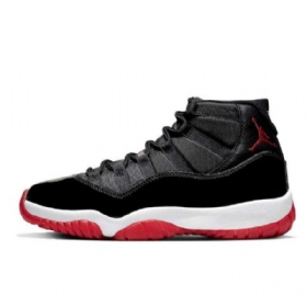 Nike Air Jordan 11 Leveät Kengät Naisille Musta