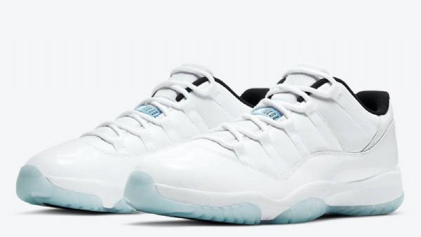 Nike Air Jordan 11 Low Tops Legend Kengät Naisille Valkoinen Sininen