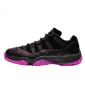 Nike Air Jordan 11 Low Tops Rook To Queen Kengät Naisille Musta Violetti