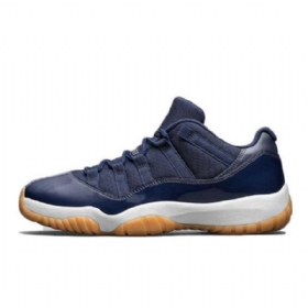 Nike Air Jordan 11 Matalat Kengät Miehille Laivastonsininen