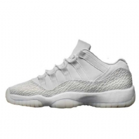 Nike Air Jordan 11 Matalat Kengät Miehille Valkoinen