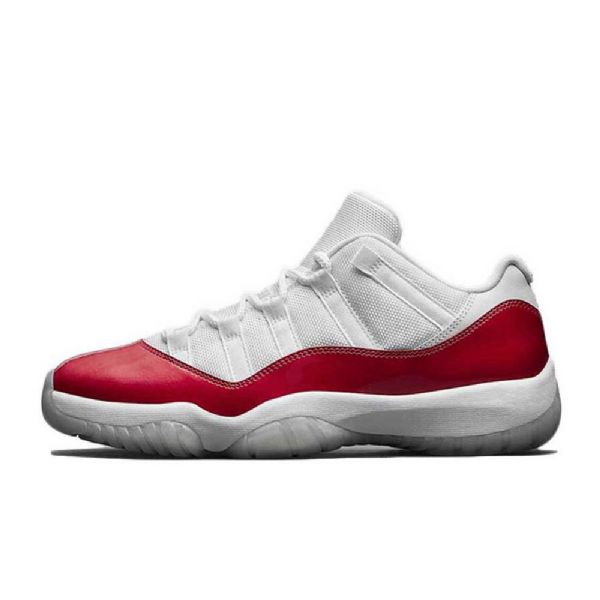 Nike Air Jordan 11 Matalat Kengät Miehille Valkoinen Kulta