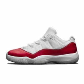 Nike Air Jordan 11 Matalat Kengät Miehille Valkoinen Kulta