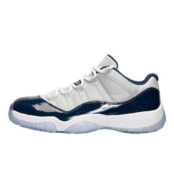 Nike Air Jordan 11 Matalat Topit Georgetown Miesten Kengät Laivastonsininen Harmaa