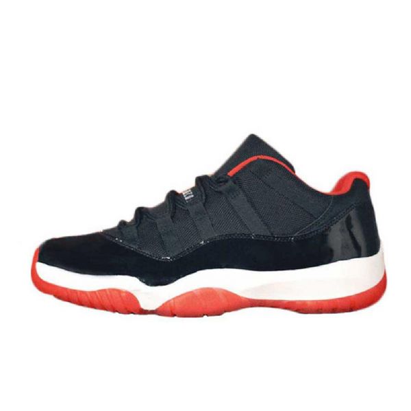 Nike Air Jordan 11 Matalat Topit Leveät Kengät Miehille Musta