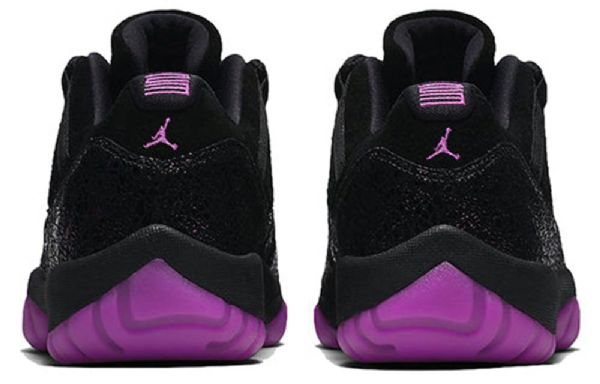 Nike Air Jordan 11 Matalat Topit Retro Koripallokengät Naisille Musta Violetti