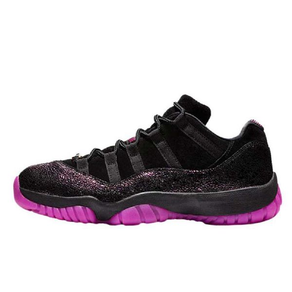Nike Air Jordan 11 Matalat Topit Rook To Queen Kengät Miehille Musta Violetti