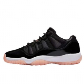 Nike Air Jordan 11 Matalat Topit Valkaistut Gg Kengät Miehille Musta