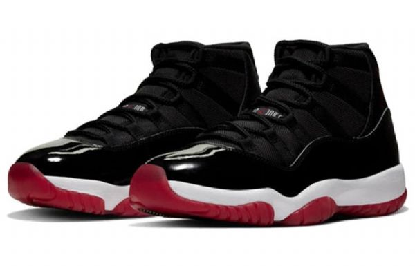Nike Air Jordan 11 Retro Koripallokengät Miehille Musta Punainen