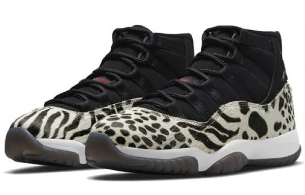 Nike Air Jordan 11 Retro Koripallokengät Naisille Leopard