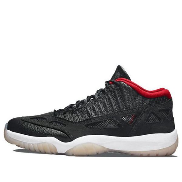Nike Air Jordan 11 Retro Low Tops Eli Koripallokengät Miehille Musta Punainen