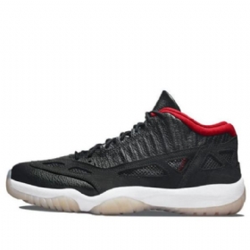 Nike Air Jordan 11 Retro Low Tops Eli Koripallokengät Miehille Musta Punainen