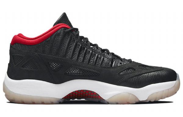 Nike Air Jordan 11 Retro Low Tops Eli Koripallokengät Miehille Musta Punainen