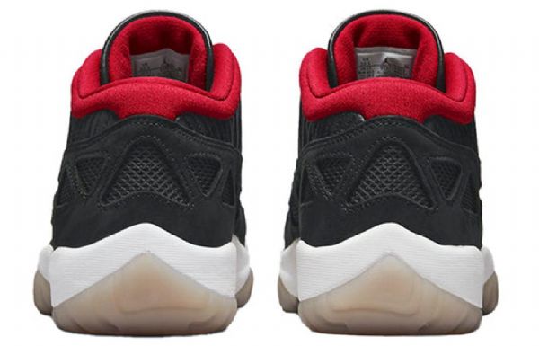 Nike Air Jordan 11 Retro Low Tops Eli Koripallokengät Miehille Musta Punainen
