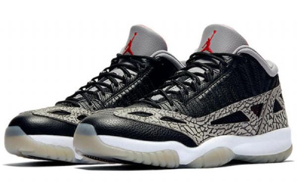 Nike Air Jordan 11 Retro Low Tops Eli Koripallokengät Miesten Musta