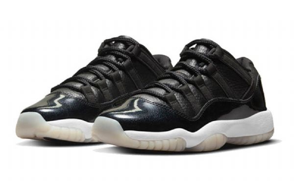 Nike Air Jordan 11 Retro Low Tops Gs Koripallokengät Miesten Musta