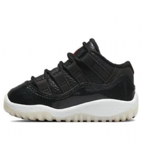 Nike Air Jordan 11 Retro Low Tops Td-kengät Lapsille Musta