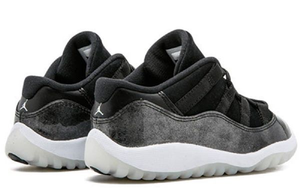 Nike Air Jordan 11 Retro Low Tops Td-kengät Lapsille Musta